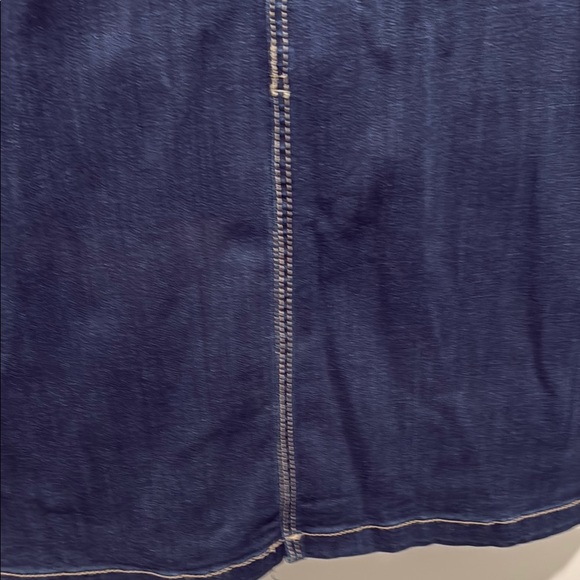 Dark Blue Denim Maxi Skirt - Picture 4 of 5